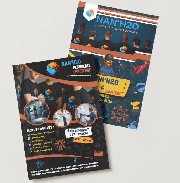 flyer plombier